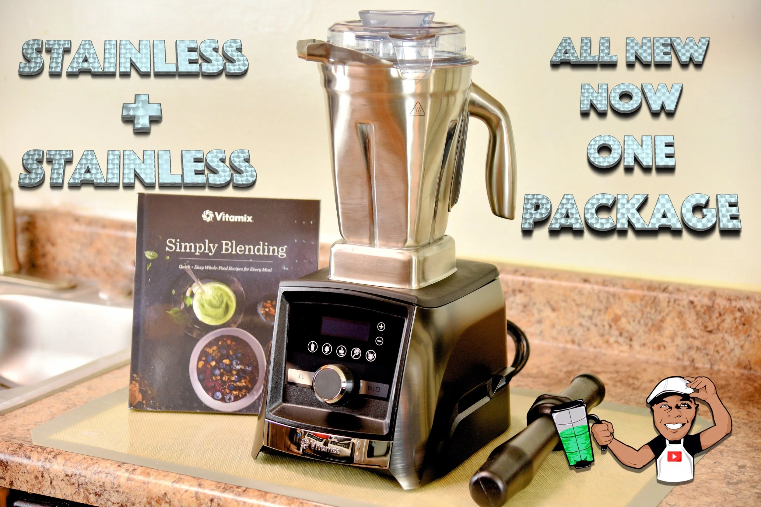 NEW VITAMIX A3500 W/STAINLESS STEEL CONTAINER INCLUDED! — Blending